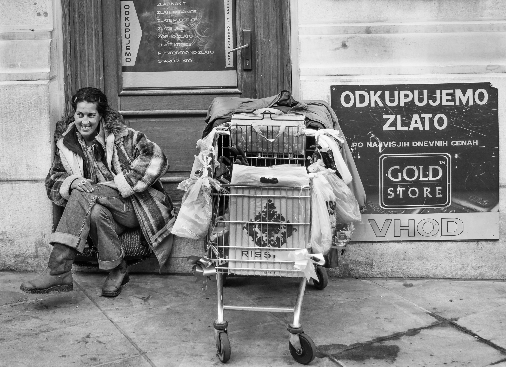 24 Waiting for the Gold Shop to open