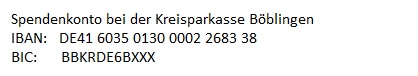 Spendenkonto